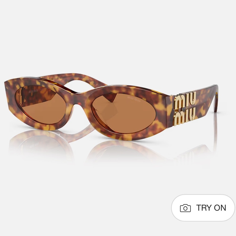 Miu Miu Cat-Eye Sunglasses in Tortoise